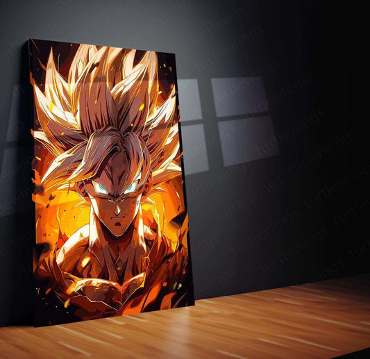 Goku DBZ Metal Poster | Anime 3