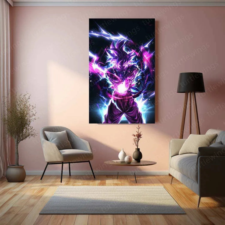 Goku Metal Poster – Iconic Dragon Ball Z Art | Powerful Super Saiyan Wall Decor - TURTLEWINGS 