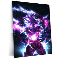 Goku Metal Poster – Iconic Dragon Ball Z Art | Powerful Super Saiyan Wall Decor