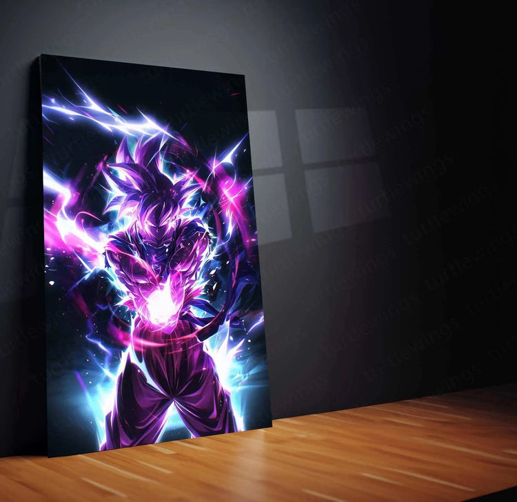 Goku Metal Poster – Iconic Dragon Ball Z Art | Powerful Super Saiyan Wall Decor - TURTLEWINGS 