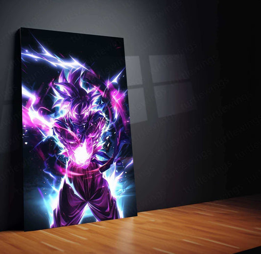 Goku Metal Poster DBZ