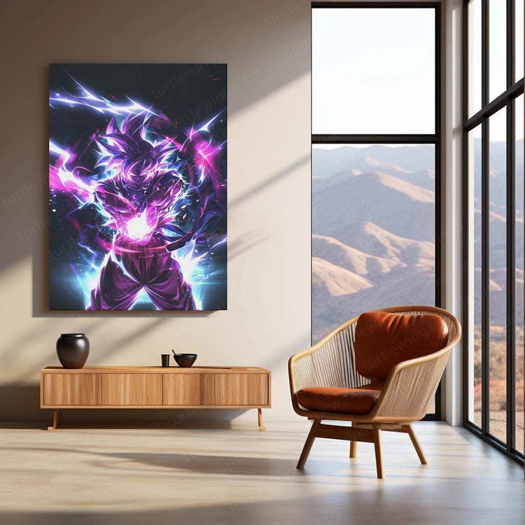 Goku Metal Poster – Iconic Dragon Ball Z Art | Powerful Super Saiyan Wall Decor - TURTLEWINGS 