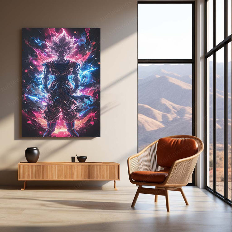 Goku Metal Poster | Dragon Ball Z Saiyan Warrior | HD Print 2