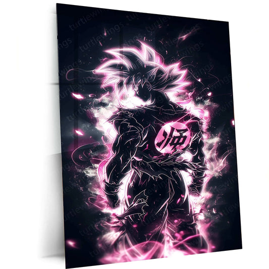 Goku Metal Poster – Iconic Dragon Ball Z Art | Powerful Super Saiyan Wall Decor 3 - TURTLEWINGS 