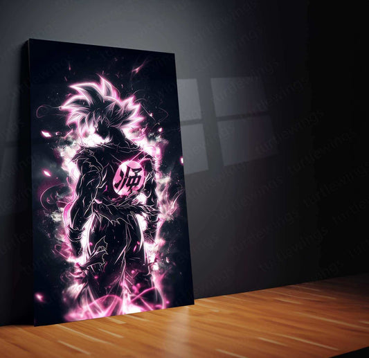 Goku Metal Poster – Iconic Dragon Ball Z Art | Powerful Super Saiyan Wall Decor 3 - TURTLEWINGS 