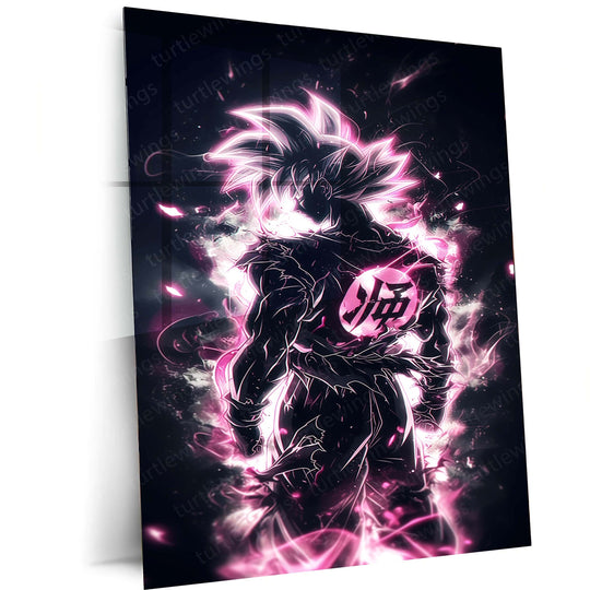 Goku Metal Poster DBZ