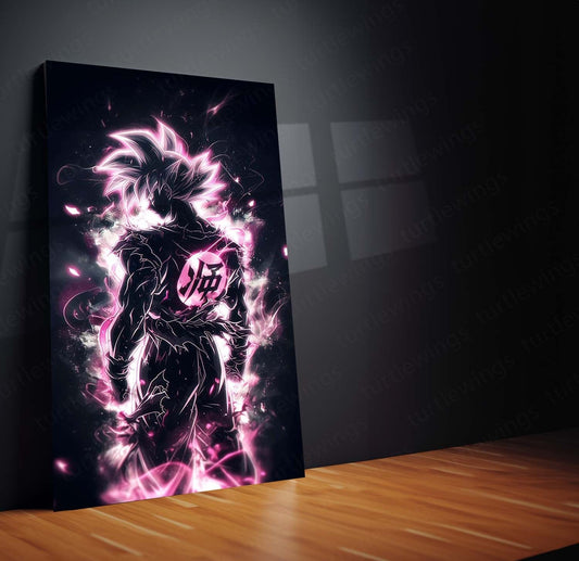 Goku Metal Poster DBZ