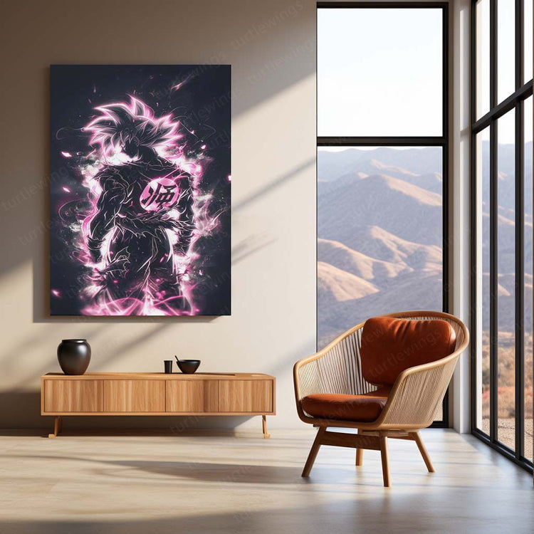 Goku Metal Poster | Dragon Ball Z Saiyan Warrior | HD Print 3