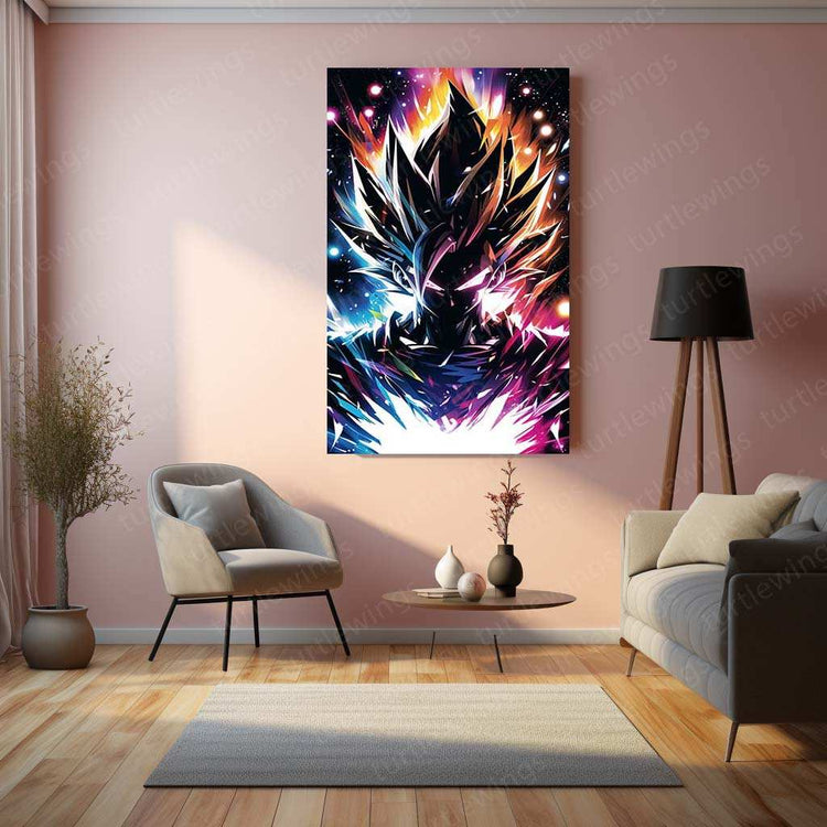 Goku Metal Poster – Iconic Dragon Ball Z Art | Powerful Super Saiyan Wall Decor 5 - TURTLEWINGS 