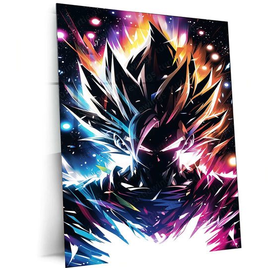 Goku Metal Poster – Iconic Dragon Ball Z Art | Powerful Super Saiyan Wall Decor 5 - TURTLEWINGS 