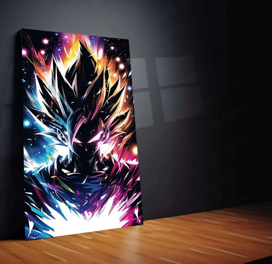 Goku Metal Poster – Iconic Dragon Ball Z Art | Powerful Super Saiyan Wall Decor 5 - TURTLEWINGS 