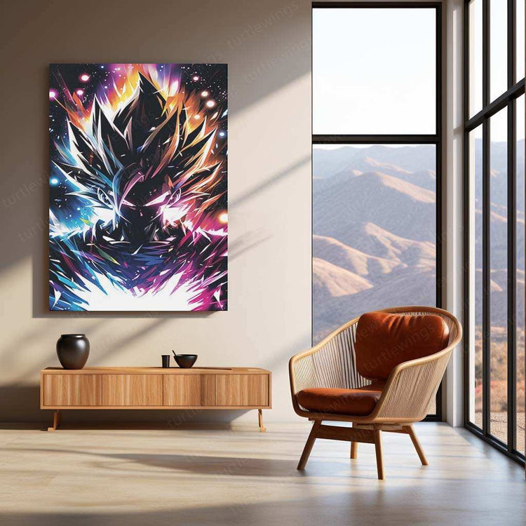 Goku Metal Poster – Iconic Dragon Ball Z Art | Powerful Super Saiyan Wall Decor 5 - TURTLEWINGS 