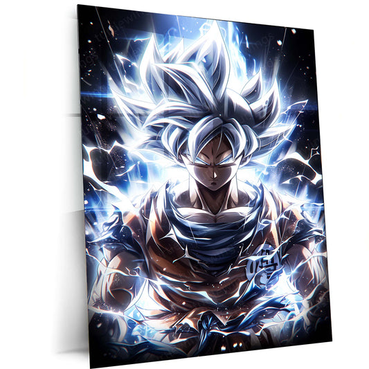 Goku Metal Poster DBZ