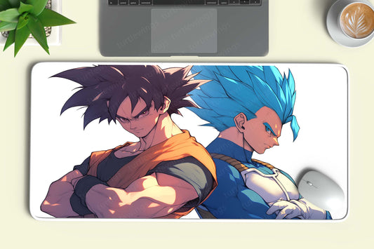 Goku vs Vegeta Dragon Ball Z Deskmat | Epic Saiyan Showdown Design