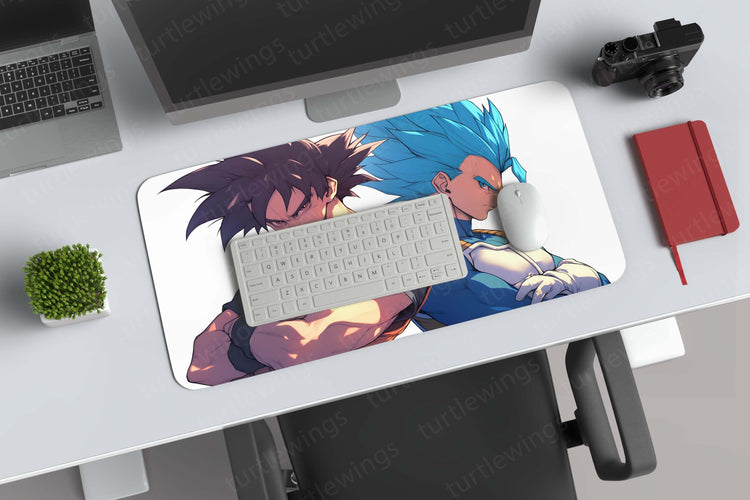 Goku vs Vegeta Dragon Ball Z Deskmat | Epic Saiyan Showdown Design