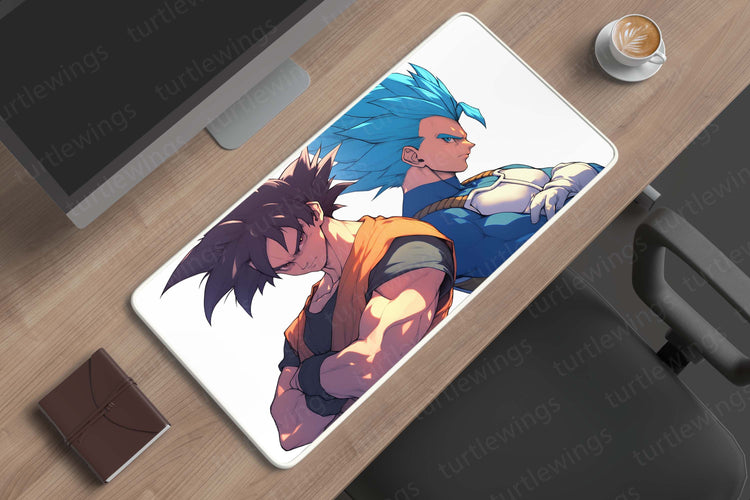 Goku vs Vegeta Dragon Ball Z Deskmat | Epic Saiyan Showdown Design