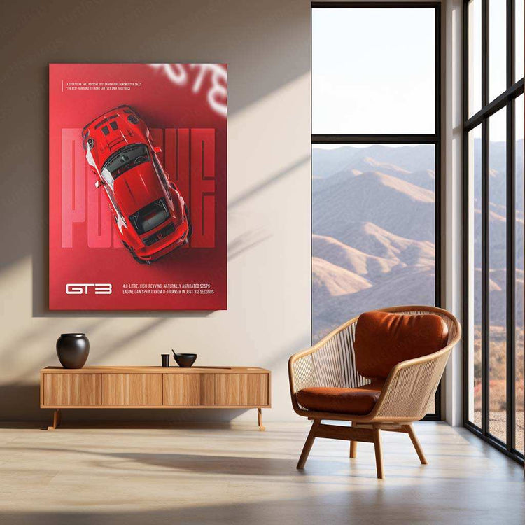 GT3 Metal Poster - TURTLEWINGS 