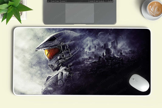 Master Chief's Command - Halo Desk Mat | Gaming Mouse Pad | Two Sizes Available