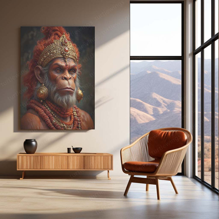 Lord Hanuman Metal Poster 7