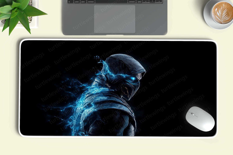 Icy Warrior Sub-Zero Mortal Kombat Legend Deskmat - TURTLEWINGS 