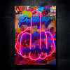 Finger Neon LED Metal Frame - Bold and Futuristic Wall Art