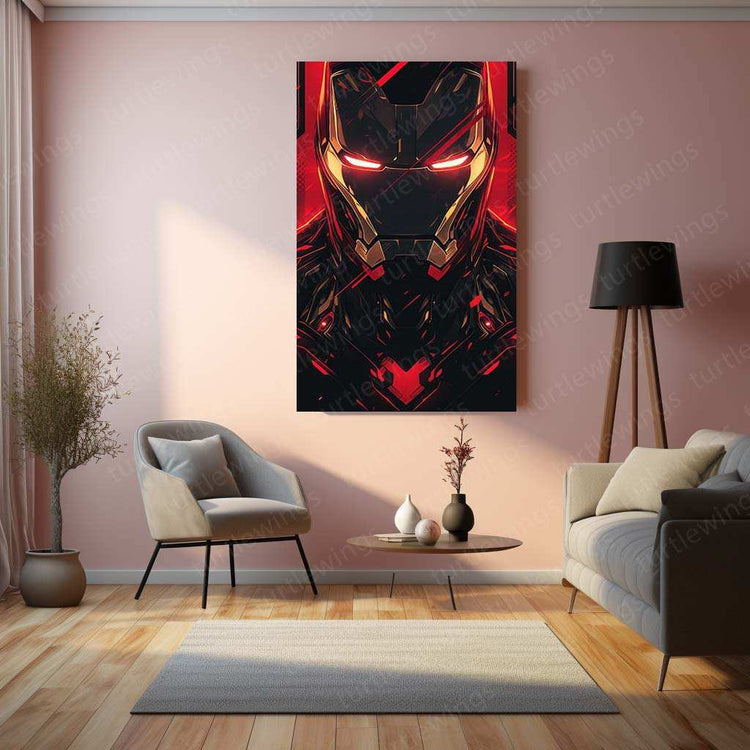 Iron Man Metal Poster – Marvel Superhero Art - TURTLEWINGS 