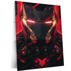 Iron Man Metal Poster – Marvel Superhero Art