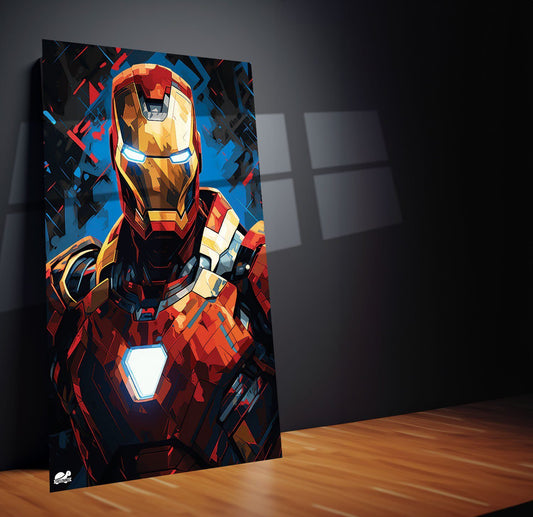 Turtlewings | Iron Man Marvel Metal Print | Superhero Wall Decor | HD Quality