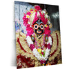 ISKCON Krishna Metal Poster – Divine Lord Krishna Art | Spiritual Hindu Wall Decor