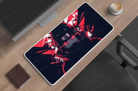 Itachi Deskmat | Naruto Uchiha Clan | Gaming and Office Desk Accessory