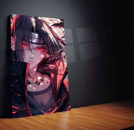 Itachi Uchiha Metal Poster – Naruto Shippuden | Legendary Ninja Wall Art - TURTLEWINGS 