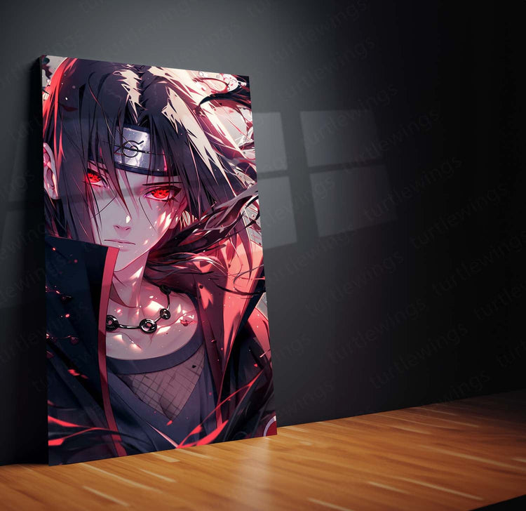 Itachi Uchiha Metal Poster | Naruto Uchiha Clan | HD Print