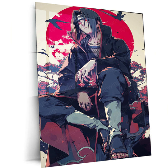 Itachi Uchiha Metal Poster – Naruto Shippuden | Legendary Ninja Wall Art 2 - TURTLEWINGS 