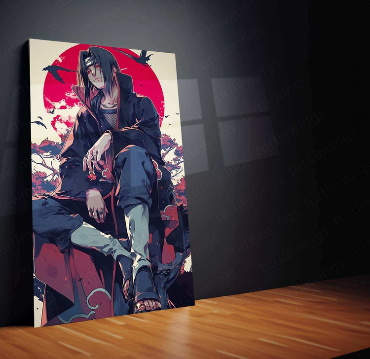 Itachi Uchiha Metal Poster – Naruto Shippuden | Legendary Ninja Wall Art 2 - TURTLEWINGS 