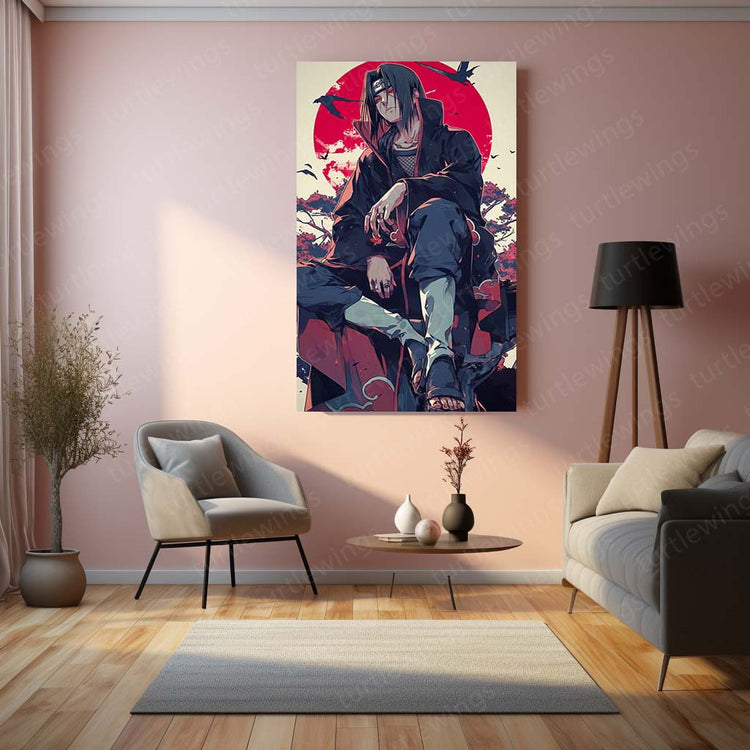 Itachi Uchiha Metal Poster | Naruto Uchiha Clan | HD Print 2