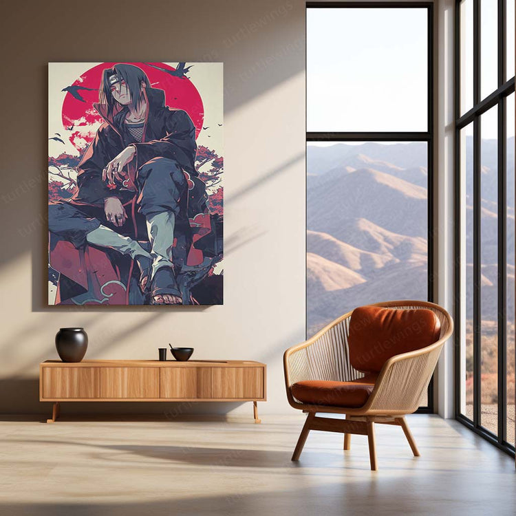 Itachi Uchiha Metal Poster | Naruto Uchiha Clan | HD Print 2