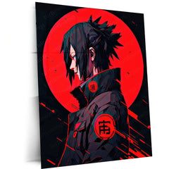 itachi-uchiha metal poster