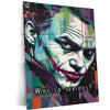 Joker Batman Quoted Metal Poster | 'Why So Serious' Art | Turtlewings Exclusive