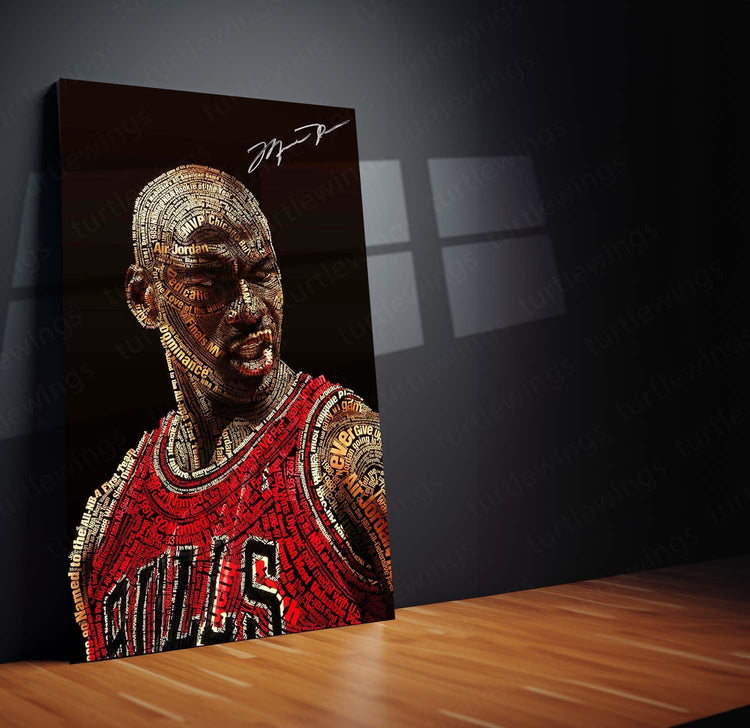 Michael Jordan: Legacy of Flight Metal Poster | Turtlewings Sports Legends