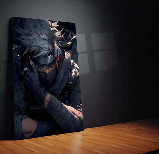 Kakashi Hatake Metal Poster - Naruto