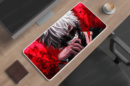 Kaneki Ken Tokyo Ghoul Deskmat | Dark and Mysterious Anime Art 2