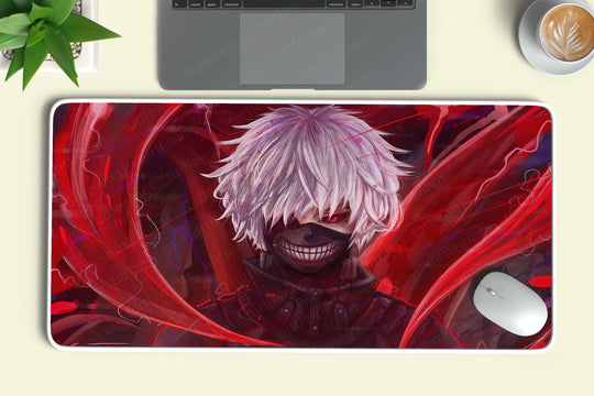 Kaneki Ken Tokyo Ghoul Deskmat | Dark and Mysterious Anime Art 3