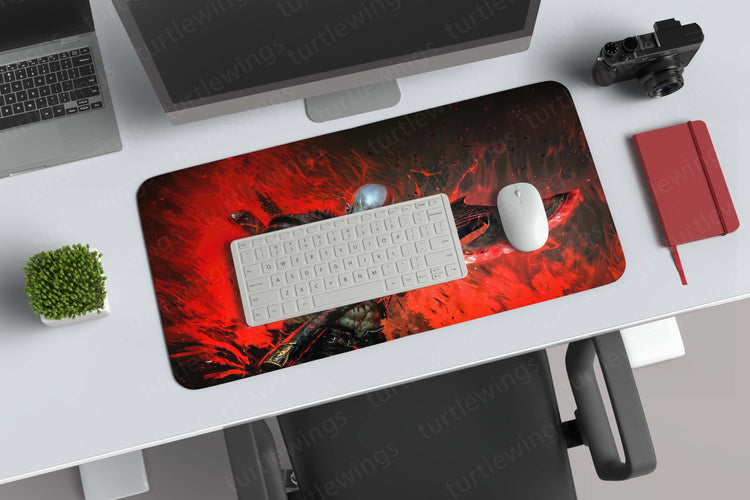 Kratos God of War Deskmat | Epic Spartan Warrior Design