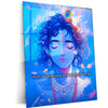 Spiritual Metal Poster |  Lord Krishna 1 | Motivational Quotes