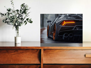 Lamborghini Neon LED Metal Frame â Luxury Car Wall Art - TURTLEWINGS 