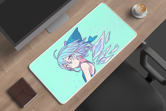 Cirno anime Deskmat – Premium XL & XXL Gaming Mouse Pad - TURTLEWINGS 