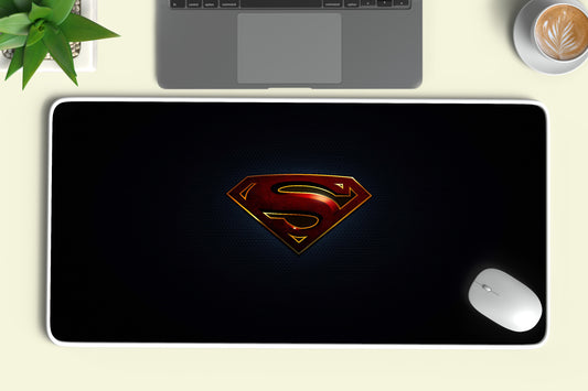 Superman Logo Deskmat– Premium XL & XXL Gaming Mouse Pad 2 - TURTLEWINGS 