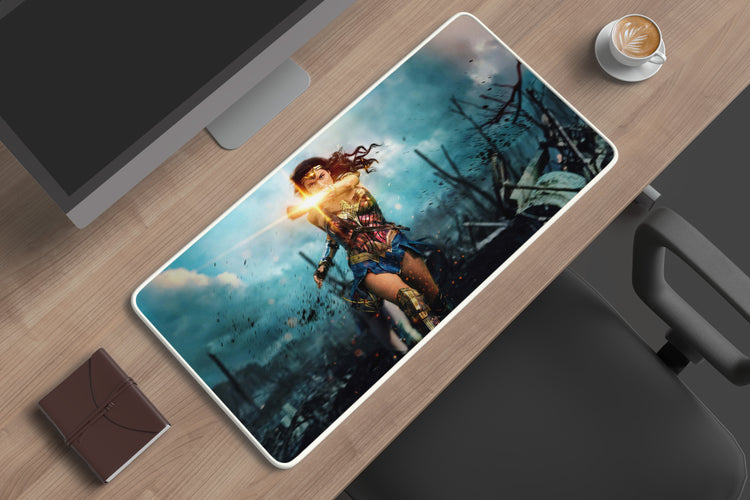 Wonder Woman Deskmat– Premium XL & XXL Gaming Mouse Pad - TURTLEWINGS 