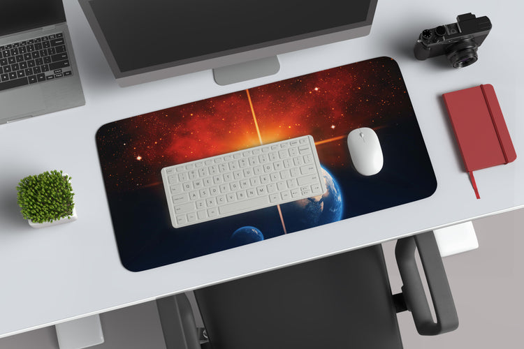 Space Galaxy Deskmat – Premium XL & XXL Gaming Mouse Pad 3 - TURTLEWINGS 