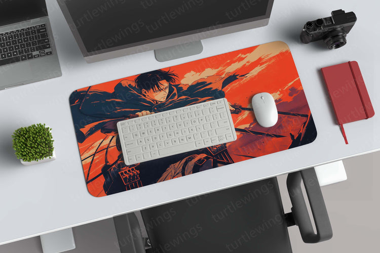 Levi Ackerman AOT Deskmat 1